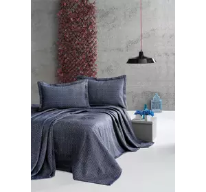 Покривало ткане Venus 200х230см (індіго) 150224 Покривало ткане Venus 200х230см (індіго) 150224