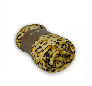 Плед флісовий Корал "Ягуар" 150х200см 151409 Плед флісовий Корал "Ягуар" 150х200см 151409