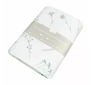 Півтораспальний комплект постільної білизни Home Line "Волошки сірі та білі" 163467 Півтораспальний комплект постільної білизни Home Line "Волошки сірі та білі" 163467