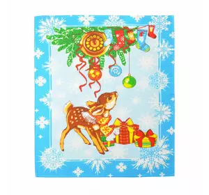 Рушник вафельний кухонний Home Line "Бембі" (блакитний) 45х60см 130987 Рушник вафельний кухонний Home Line "Бембі" (блакитний) 45х60см 130987