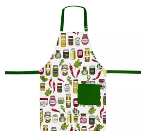 Фартух з регульованою зав'язкою Home Line "Спеції" (зелений) 162155 Фартух з регульованою зав'язкою Home Line "Спеції" (зелений) 162155