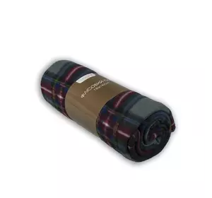 Плед флісовий "Полар" (лілово-сіра клітинка) 130х160см 125932 Плед флісовий "Полар" (лілово-сіра клітинка) 130х160см 125932