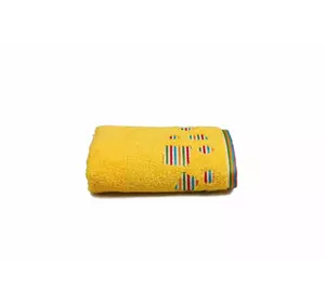 Рушник махровий Home Line "Rainbow new" (жовтий), 50х90см 103522 Рушник махровий Home Line "Rainbow new" (жовтий), 50х90см 103522