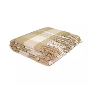 Плед "Марсель" (біло-коричневий) 140х200см 151762 Плед "Марсель" (біло-коричневий) 140х200см 151762