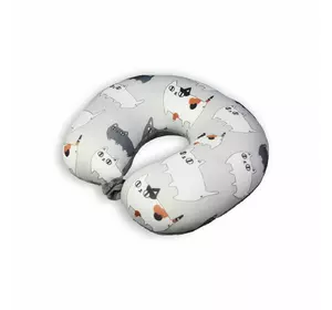 Подушка-рогалик дорожня Home Line "Киця" 30х30см 137061 Подушка-рогалик дорожня Home Line "Киця" 30х30см 137061