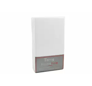 Простирадло махрове на резинці Home Line (біле) 140х200см 105522 Простирадло махрове на резинці Home Line (біле) 140х200см 105522