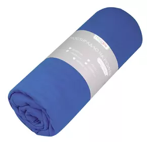 Простирадло трикотажне на резинці Home Line (темно-синій) 160х200см 159181 Простирадло трикотажне на резинці Home Line (темно-синій) 160х200см 159181