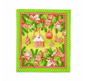 Рушник вафельний кухонний Home Line "Новий рік" 50х60см 129097 Рушник вафельний кухонний Home Line "Новий рік" 50х60см 129097
