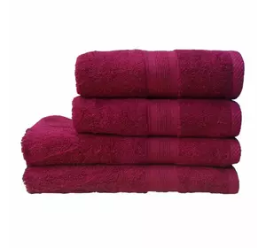Рушник махровий Home Line (бордовий), 50х100см 102787 Рушник махровий Home Line (бордовий), 50х100см 102787