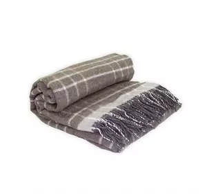 Плед "Тоскана" в коробці (біло-сіро-коричневий) 140x200см 151778 Плед "Тоскана" в коробці (біло-сіро-коричневий) 140x200см 151778