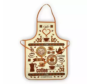 Фартух махровий кухонний Home Line "Духмяна кава" 127857 Фартух махровий кухонний Home Line "Духмяна кава" 127857