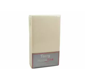 Простирадло махрове на резинці Home Line (кремове) 160х200см 105523 Простирадло махрове на резинці Home Line (кремове) 160х200см 105523