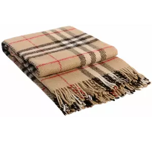 Плед Vladi "Ельф" (бежево-коричнево-червоний) 140х200см 105147 Плед Vladi "Ельф" (бежево-коричнево-червоний) 140х200см 105147