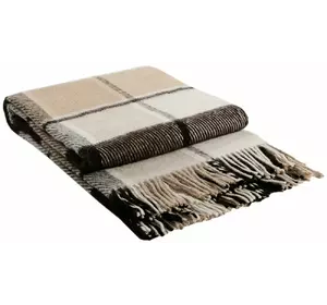 Плед Vladi "Ельф" (біло-бежево-коричневий) №5 200х220см 105736 Плед Vladi "Ельф" (біло-бежево-коричневий) №5 200х220см 105736