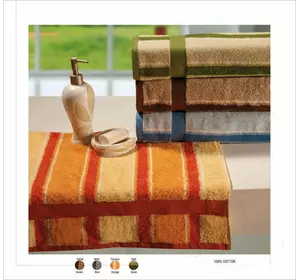 Рушник махровий Home Line (зелений), 70х140см 109650 Рушник махровий Home Line (зелений), 70х140см 109650