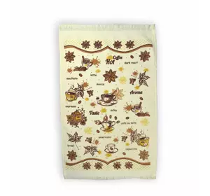 Рушник велюровий кухонний Home Line "Кава зі спеціями" 40х60см 142267 Рушник велюровий кухонний Home Line "Кава зі спеціями" 40х60см 142267