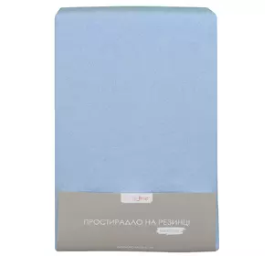 Простирадло махрове на резинці Home Line (блакитне) 90х200х20см 155227 Простирадло махрове на резинці Home Line (блакитне) 90х200х20см 155227