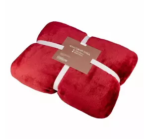 Плед флісовий "Фланель" (бордовий) 220х195см 164495 Плед флісовий "Фланель" (бордовий) 220х195см 164495