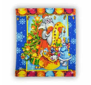 Рушник вафельний кухонний Home Line "Дід Мороз" 50х60см 129290 Рушник вафельний кухонний Home Line "Дід Мороз" 50х60см 129290