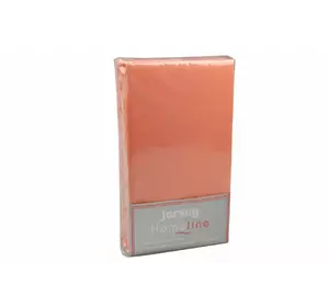 Простирадло трикотажне на резинці Home Line (персикове) 90х200см 105405 Простирадло трикотажне на резинці Home Line (персикове) 90х200см 105405