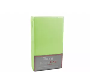 Простирадло махрове на резинці Home Line (салатове) 160х200см 105532 Простирадло махрове на резинці Home Line (салатове) 160х200см 105532