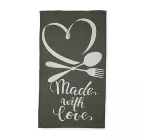 Рушник кухонний Home Line "З любов'ю" 35х61см 149724 Рушник кухонний Home Line "З любов'ю" 35х61см 149724