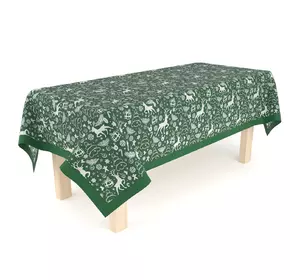 Скатертина кухонна (зелений) 140х180см  159378 Скатертина кухонна (зелений) 140х180см  159378