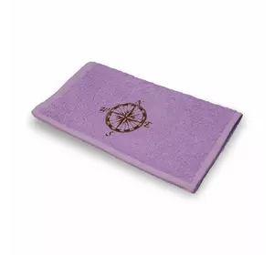 Рушник махровий кухонний Home Line з вишивкою (ліловий) 30х50см 116946 Рушник махровий кухонний Home Line з вишивкою (ліловий) 30х50см 116946