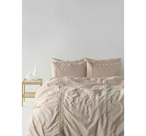 Сімейний комплект постільної білизни Limasso "Tissue lace pristine" з мереживом (рожевий) 147916 Сімейний комплект постільної білизни Limasso "Tissue lace pristine" з мереживом (рожевий) 147916