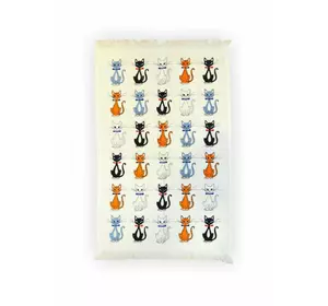 Рушник велюровий кухонний Akipek "Коти" 40х60см 123330 Рушник велюровий кухонний Akipek "Коти" 40х60см 123330