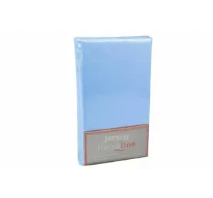 Простирадло трикотажне на резинці Home Line (блакитне) 90х200см 105407 Простирадло трикотажне на резинці Home Line (блакитне) 90х200см 105407
