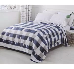Ковдра ткана Home Line "Ялинка" (синя) 150х200см 137647 Ковдра ткана Home Line "Ялинка" (синя) 150х200см 137647