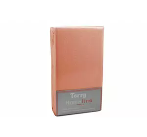 Простирадло махрове на резинці Home Line (персикове) 160х200см 105524 Простирадло махрове на резинці Home Line (персикове) 160х200см 105524