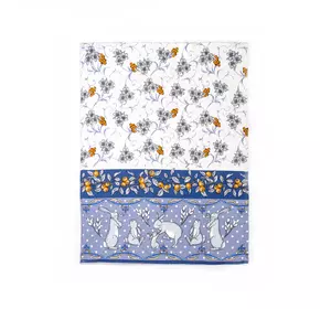 Рушник вафельний Home Line "Пасхальні зайці" (синій) 45х60см 152742 Рушник вафельний Home Line "Пасхальні зайці" (синій) 45х60см 152742