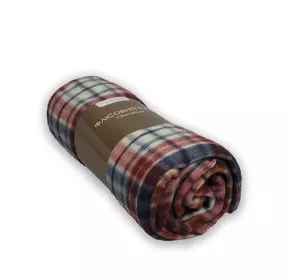 Плед флісовий "Полар" (дрібна червоно-синя  клітинка) 130х160см 151411 Плед флісовий "Полар" (дрібна червоно-синя  клітинка) 130х160см 151411