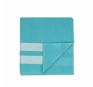 Рушник велюровий пляжний Home Line (бірюзовий), 70х150см 124034 Рушник велюровий пляжний Home Line (бірюзовий), 70х150см 124034