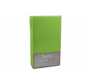 Простирадло махрове на резинці Home Line (оливкове) 160х200см 105531 Простирадло махрове на резинці Home Line (оливкове) 160х200см 105531
