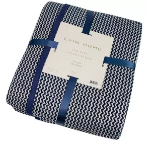 Плед "Lux pike" (індіго) 160х230см 145185 Плед "Lux pike" (індіго) 160х230см 145185