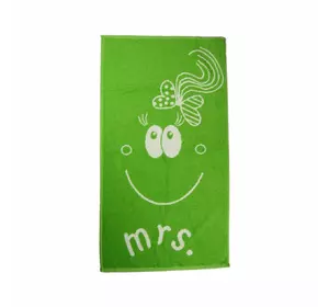Рушник махровий Home Line "Smile mrs" (зелений), 50х90 см 111663 Рушник махровий Home Line "Smile mrs" (зелений), 50х90 см 111663