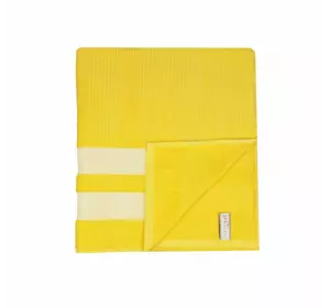Рушник велюровий пляжний Home Line (жовтий), 70х150см 124033 Рушник велюровий пляжний Home Line (жовтий), 70х150см 124033
