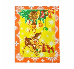 Рушник вафельний кухонний Home Line "Бембі" (помаранчевий) 45х60см 133795 Рушник вафельний кухонний Home Line "Бембі" (помаранчевий) 45х60см 133795