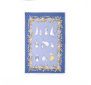 Рушник вафельний Home Line "Пасхальні зайці" (синій) 45х60см 152743 Рушник вафельний Home Line "Пасхальні зайці" (синій) 45х60см 152743