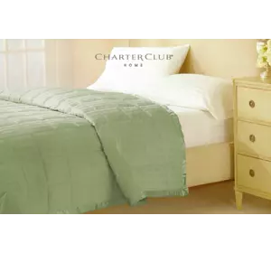 Ковдра-покривало стьобана Home Line (оливкова) 229х234см 120424 Ковдра-покривало стьобана Home Line (оливкова) 229х234см 120424