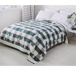 Ковдра ткана Home Line "Ялинка" (зелена) 150х200см 137648 Ковдра ткана Home Line "Ялинка" (зелена) 150х200см 137648