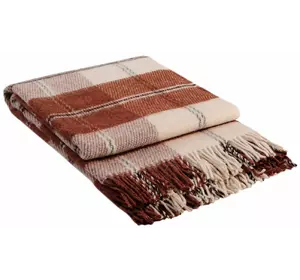 Плед Vladi "Ельф" (біло-теракотово-коричневий) 200х220см 112541 Плед Vladi "Ельф" (біло-теракотово-коричневий) 200х220см 112541