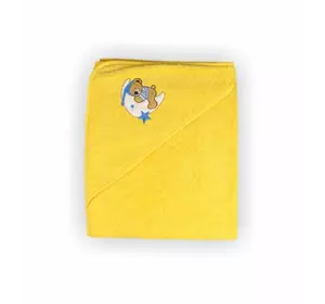 Рушник (куточок) махровий Home Line для малюків (жовтий), 75х75см 121751 Рушник (куточок) махровий Home Line для малюків (жовтий), 75х75см 121751