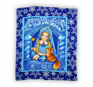 Рушник вафельний кухонний Home Line "Снігурочка" 50х60см 129293 Рушник вафельний кухонний Home Line "Снігурочка" 50х60см 129293