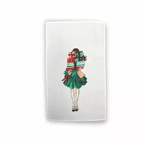 Рушник кухонний Home Line "Дівча-ялинча" 35х61см 142549 Рушник кухонний Home Line "Дівча-ялинча" 35х61см 142549