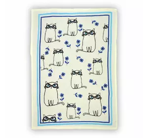 Рушник махровий кухонний Home Line "Кіт професор" 44х66 127850 Рушник махровий кухонний Home Line "Кіт професор" 44х66 127850