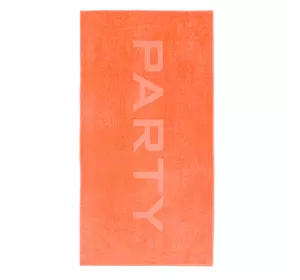 Рушник велюровий "Party" (кораловий) 90х180см 163341 Рушник велюровий "Party" (кораловий) 90х180см 163341